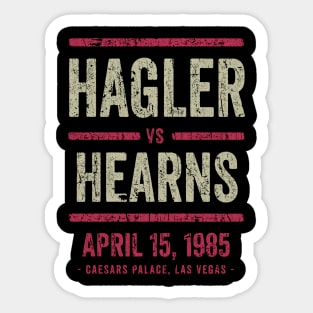 VINTAGE RETRO STYLE - Hagler vs Hearns 80S Sticker